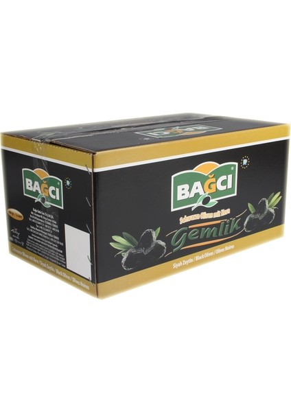 Gurme Az Tuzlu Kuru Sele Siyah Zeytin 400 G x 12 Adet