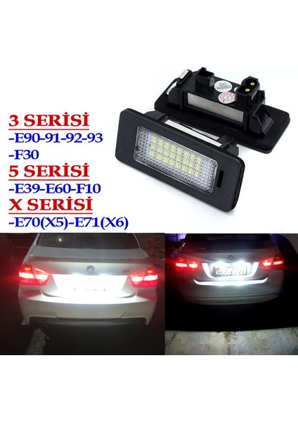 E90 LED Plaka Aydınlatma - E90 Plaka Lambası LED 316I 318I 320I 320D 330I fiyatları