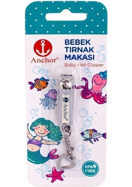 Bebek Tırnak Makası Renkli BPA Free Özellikli 0-3 Yaş İçin Güvenli Kullanım