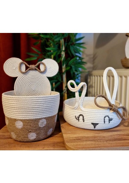 Hasır Mickey Oyuncak Sepeti, Düzenleyici, Çok Amaçlı Sepet fırsatları