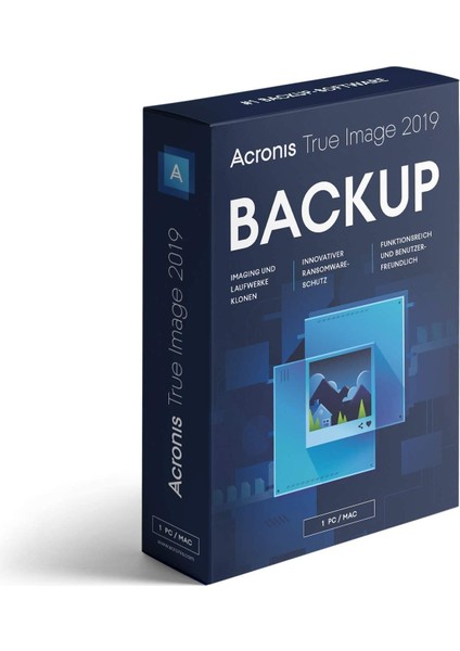 True Image Backup Software 2019 Pc, Android, Mac, Ios (1 Cihaz, Lifetime) - Acronis Key