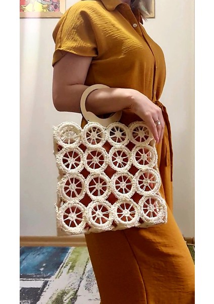 Hasır El Yapımı Tasarım Çanta indirimleri