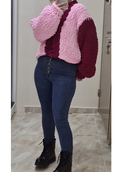 Chunky Polar Örgü Hırka Ceket