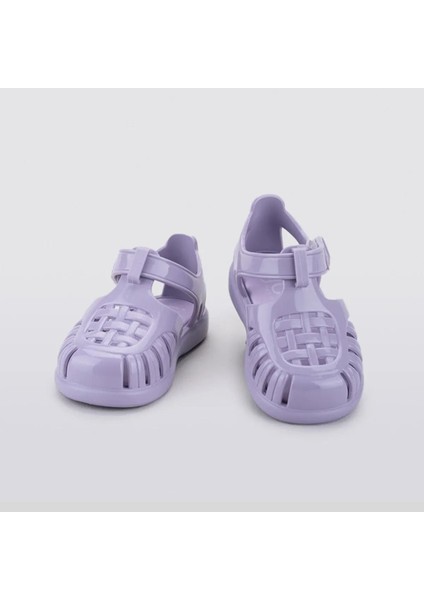 Tobby Gloss Kız Çocuk Lila Parlak Sandalet
