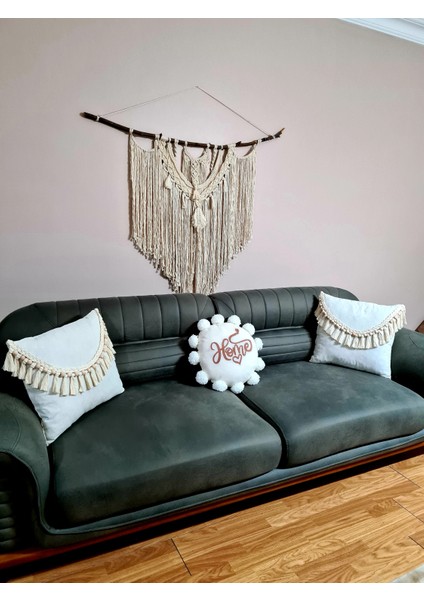 Home Ponponlu Punch Yuvarlak Kırlent fiyatları