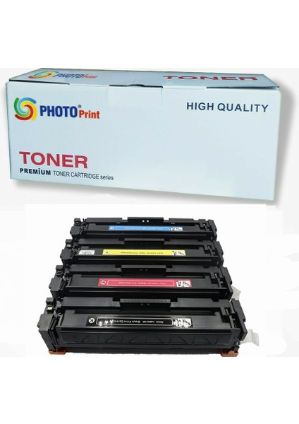 Hp 415A Çipli (W2030A-W2031A-W2032A-W2033A) M454/M479 Yazıcı 4 Renk Muadil Toner Set 2400 Sayfa