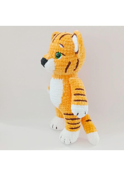 Sevimli Kaplan Amigurumi Organik Oyuncak fiyatları