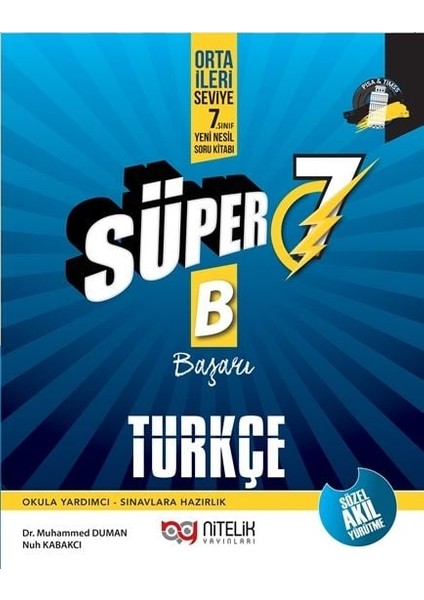 7. Sınıf Süper B ( Başarı) Türkçe Soru Bankası