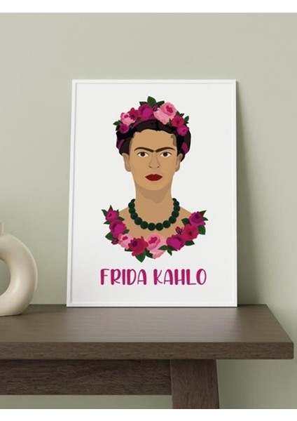 Paytak Moda Kahlo Tasarımlı 24*33  cm 350 Gr. Kuşe Kağıt Poster PYTKPSTR010