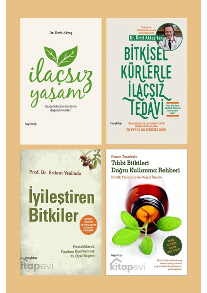 Ilaçsız Yaşam Seti - 4 Kitap