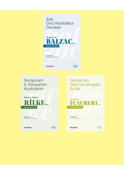 Seviyorum İç Dünyamın Kuytularını - Gerçek Acı Dışa Vurulmayan Acıdır - Aşk Önü Kesildikçe Devleşir - 3 Kitap