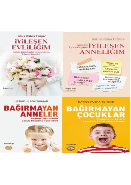 Hatice Kübra Tongar 4 Lü Set - Iyileşen Evliliğim - Iyileşen Anneliğim - B. Anneler - B. Çocuklar