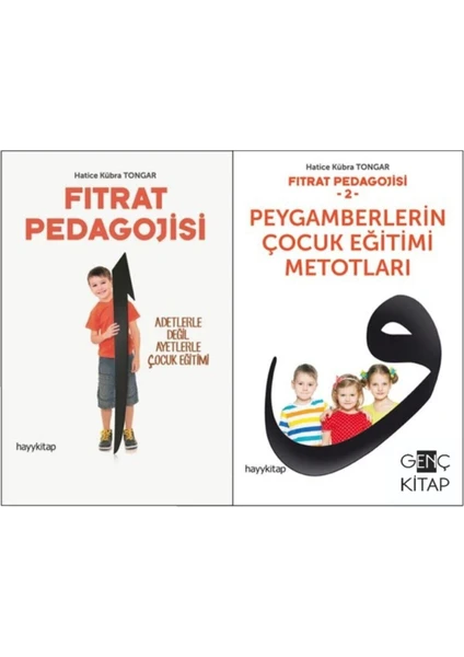 2 Kitap Set - Fıtrat Pedagojisi- Peygamberlerin Çocuk Eğitimi Metodları 2 Kitap Set Hatice Kübra Tongar