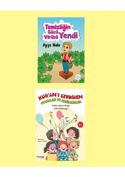 Kur’an’ı Sevdiren Oyunlar ve Etkinlikler - Temizliğin Gücü Virüsü Yendi 2li Set