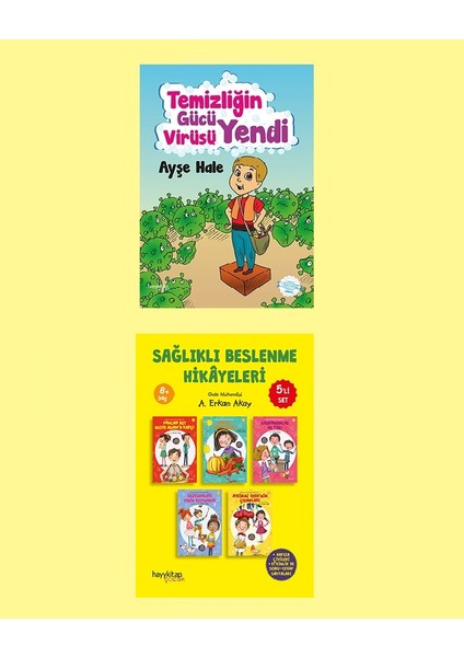 Sağlıklı Beslenme Hikayeleri - Temizliğin Gücü Virüsü Yendi 2li Set