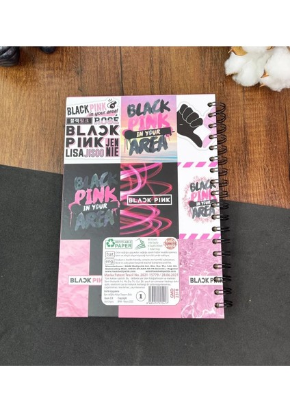 Black Pink Tasarımlı Konuşan Ajanda