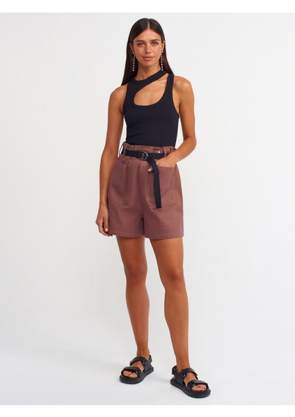 70365 Kemerli Şort-Kahve fiyatları