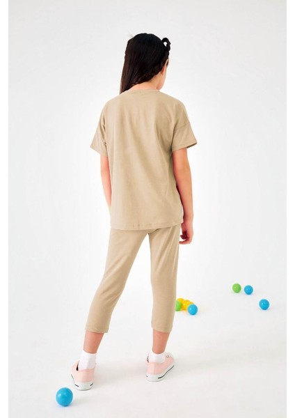 Positive Baskılı Basic Kız Çocuk Taytlı Takım fiyatları