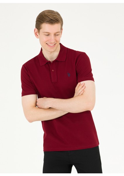 Bordo Erkek Polo T-Shirt GTP04IY023 modelleri