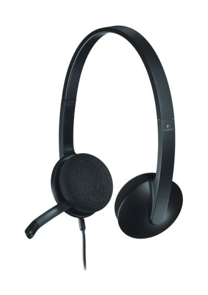 H340 Mikrofonlu Kulaklık Siyah 981-000475