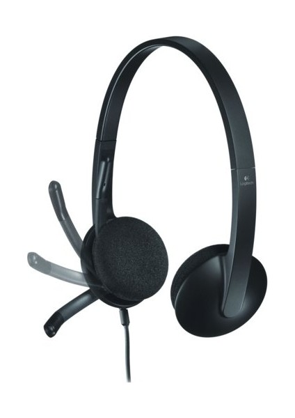 H340 Mikrofonlu Kulaklık Siyah 981-000475