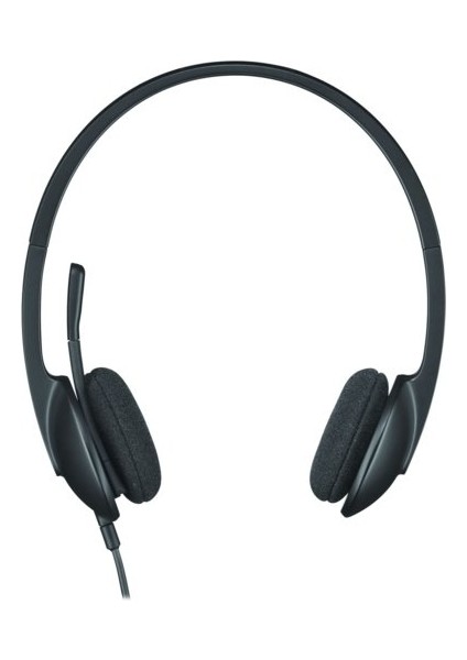 H340 Mikrofonlu Kulaklık Siyah 981-000475