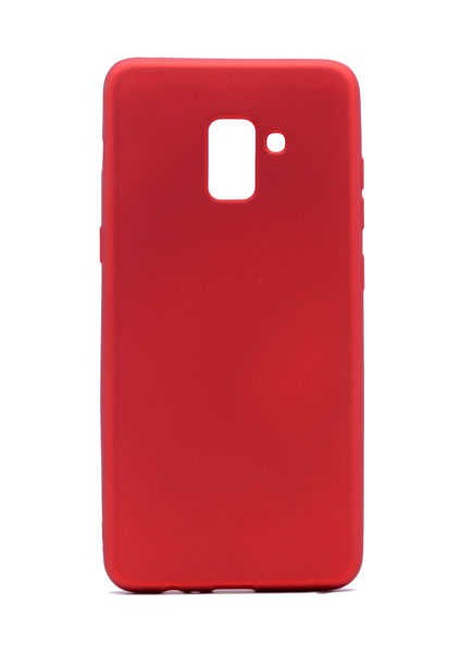 Samsung Galaxy A8 Plus 2018 Kılıf Yumuşak Dokulu Soft Esnek Ince Mat Renkli Lüks Premier Silikon Kapak