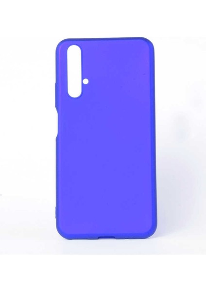 Huawei Honor 20 Kılıf Yumuşak Dokulu Soft Esnek Ince Mat Renkli Lüks Premier Silikon Kapak