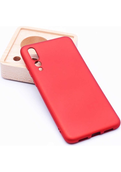 Huawei P20 Pro Kılıf Yumuşak Dokulu Soft Esnek Ince Mat Renkli Lüks Premier Silikon Kapak