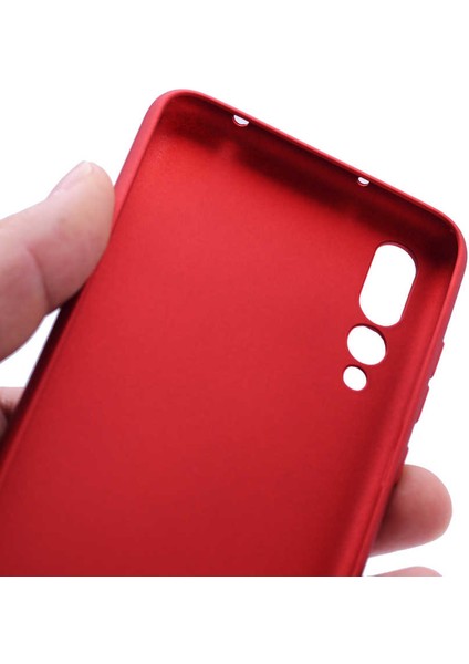 Huawei P20 Pro Kılıf Yumuşak Dokulu Soft Esnek Ince Mat Renkli Lüks Premier Silikon Kapak