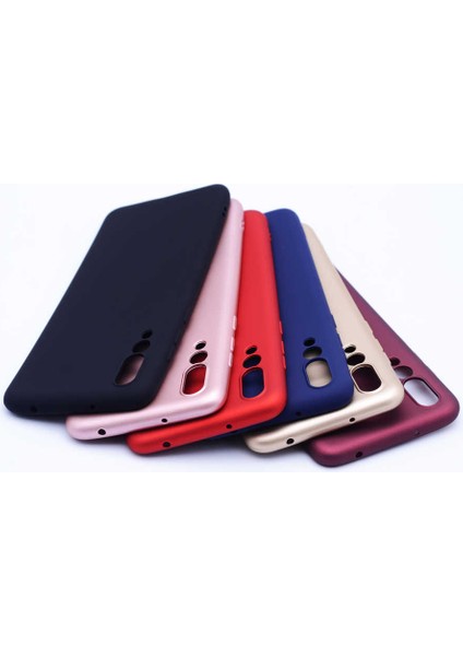 Huawei P20 Pro Kılıf Yumuşak Dokulu Soft Esnek Ince Mat Renkli Lüks Premier Silikon Kapak