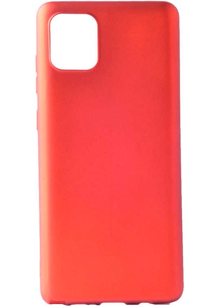Samsung Galaxy A91 (S10 Lite) Kılıf Yumuşak Dokulu Soft Esnek Ince Mat Renkli Lüks Premier Silikon Kapak