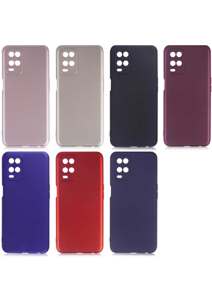 Oppo A54 4g Kılıf Yumuşak Dokulu Soft Esnek Ince Mat Renkli Lüks Premier Silikon Kapak