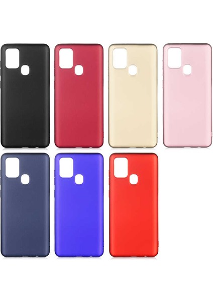 Samsung Galaxy A21S Kılıf Yumuşak Dokulu Soft Esnek Ince Mat Renkli Lüks Premier Silikon Kapak modelleri
