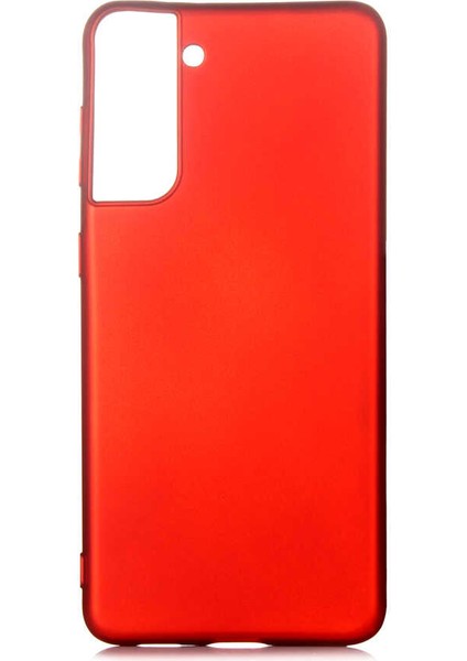 Samsung Galaxy S21 Kılıf Yumuşak Dokulu Soft Esnek Ince Mat Renkli Lüks Premier Silikon Kapak