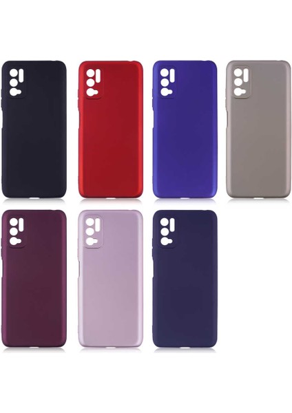 Xiaomi Poco M3 Pro Kılıf Yumuşak Dokulu Soft Esnek Ince Mat Renkli Lüks Premier Silikon Kapak