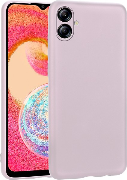 Samsung Galaxy A04E Kılıf Yumuşak Dokulu Soft Esnek Ince Mat Renkli Lüks Premier Silikon Kapak