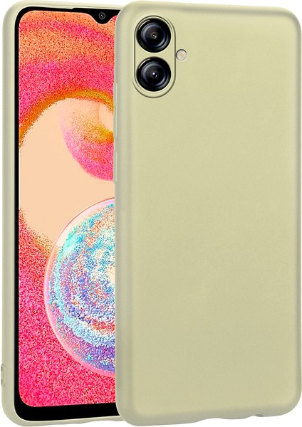 Samsung Galaxy A04E Kılıf Yumuşak Dokulu Soft Esnek Ince Mat Renkli Lüks Premier Silikon Kapak