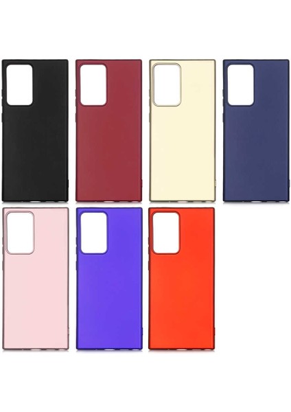 Samsung Galaxy Note 20 Ultra Kılıf Yumuşak Dokulu Soft Esnek Ince Mat Renkli Lüks Premier Silikon Kapak modelleri