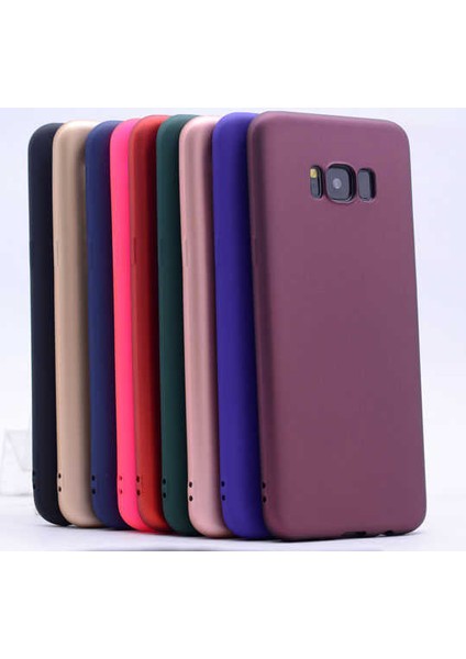 Samsung Galaxy S8 Kılıf Yumuşak Dokulu Soft Esnek Ince Mat Renkli Lüks Premier Silikon Kapak modelleri