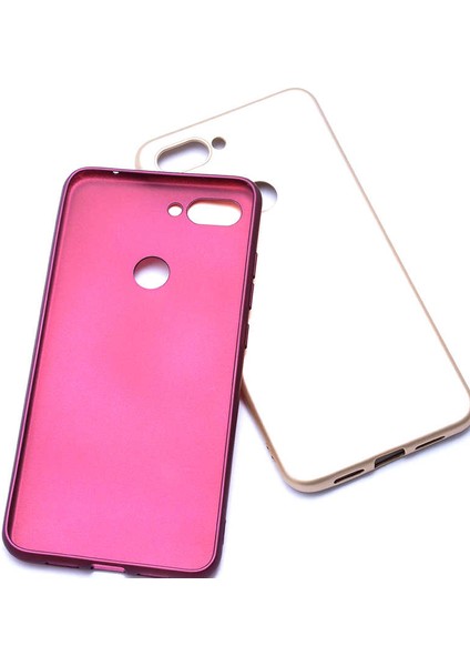 Xiaomi Mi 8 Lite Kılıf Yumuşak Dokulu Soft Esnek Ince Mat Renkli Lüks Premier Silikon Kapak