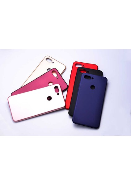 Xiaomi Mi 8 Lite Kılıf Yumuşak Dokulu Soft Esnek Ince Mat Renkli Lüks Premier Silikon Kapak