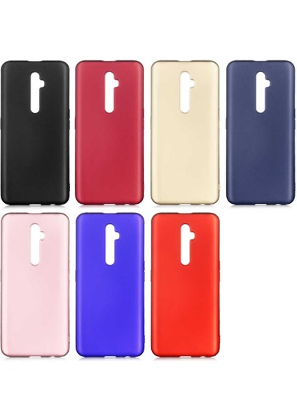 Oppo Reno 2z Kılıf Yumuşak Dokulu Soft Esnek Ince Mat Renkli Lüks Premier Silikon Kapak