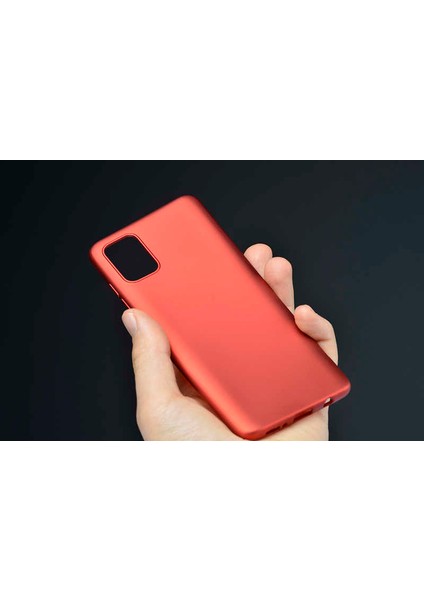 Samsung Galaxy A51 Kılıf Yumuşak Dokulu Soft Esnek Ince Mat Renkli Lüks Premier Silikon Kapak