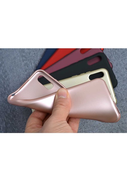Huawei Y6 2019 Kılıf Yumuşak Dokulu Soft Esnek Ince Mat Renkli Lüks Premier Silikon Kapak