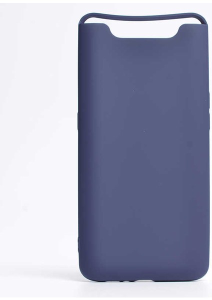 Samsung Galaxy A80 Kılıf Yumuşak Dokulu Soft Esnek Ince Mat Renkli Lüks Premier Silikon Kapak