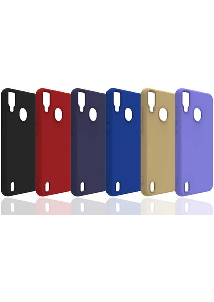 Reeder P13 Blue Kılıf Kamera Korumalı Esnek Renkli Silikon Kapak (Biye)