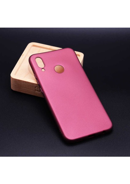 Huawei P20 Lite Kılıf Yumuşak Dokulu Soft Esnek Ince Mat Renkli Lüks Premier Silikon Kapak