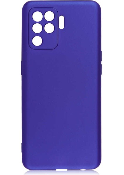 Oppo Reno 5 Lite Kılıf Yumuşak Dokulu Soft Esnek Ince Mat Renkli Lüks Premier Silikon Kapak
