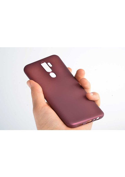 Oppo A5 2020 Kılıf Yumuşak Dokulu Soft Esnek Ince Mat Renkli Lüks Premier Silikon Kapak